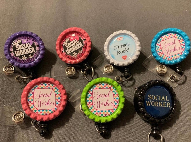 Bottle Cap Badge Reels Etsy