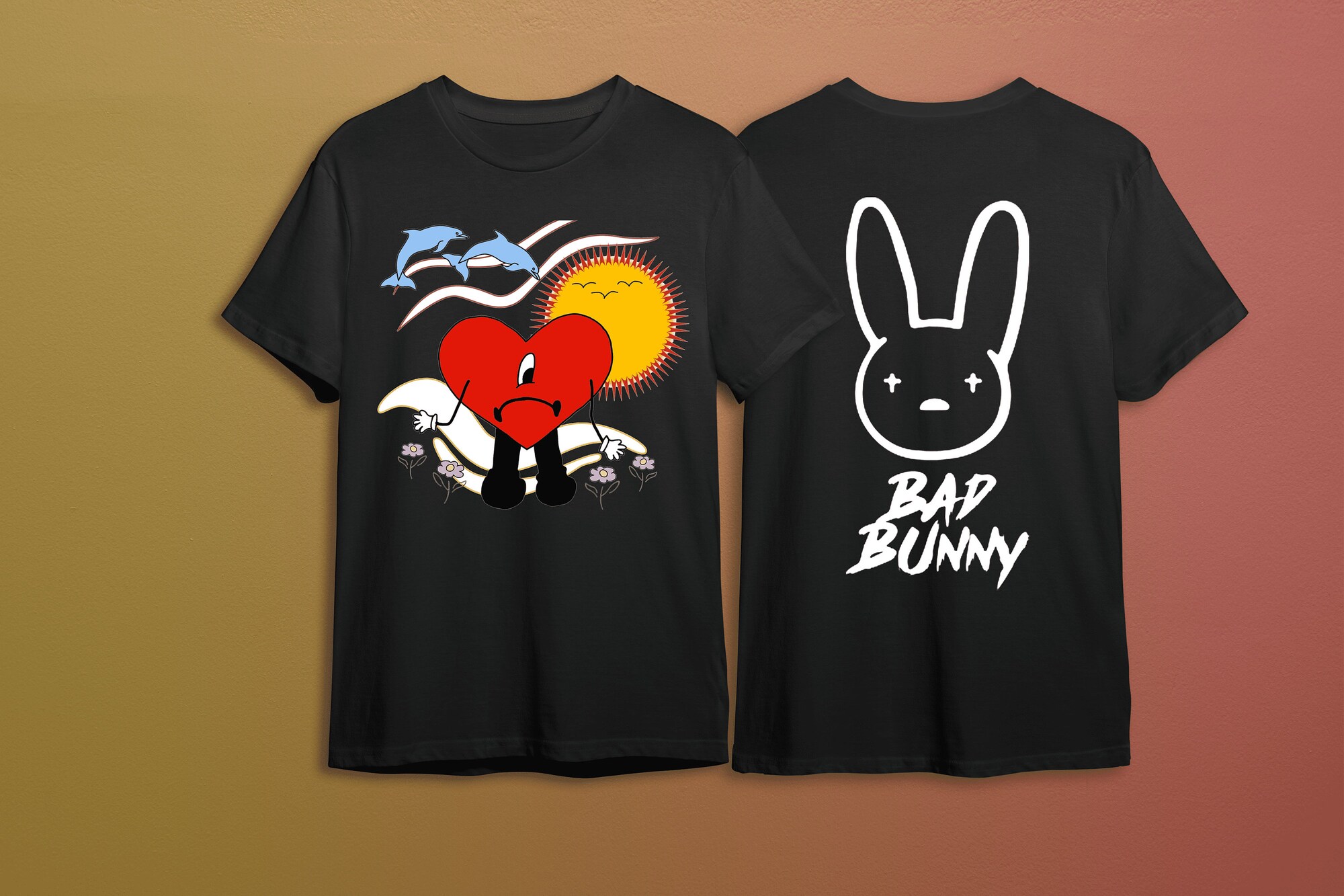 Bad Bunny Tour 2022 Double Sided T-Shirt