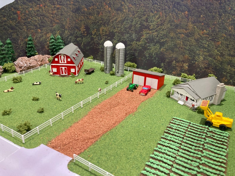 N Scale Farm Set Etsy