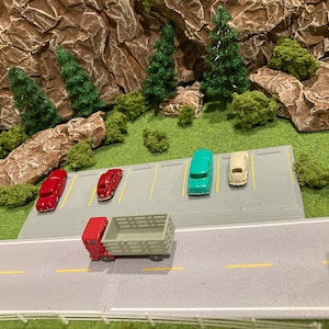 N Scale Parking Lot