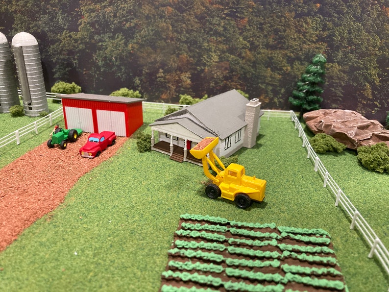 N Scale Farm Set Etsy