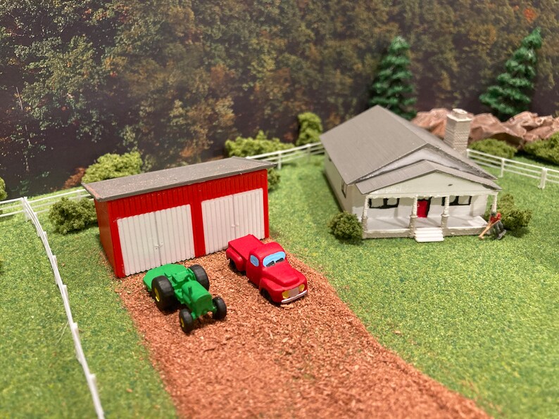 N Scale Farm Set Etsy