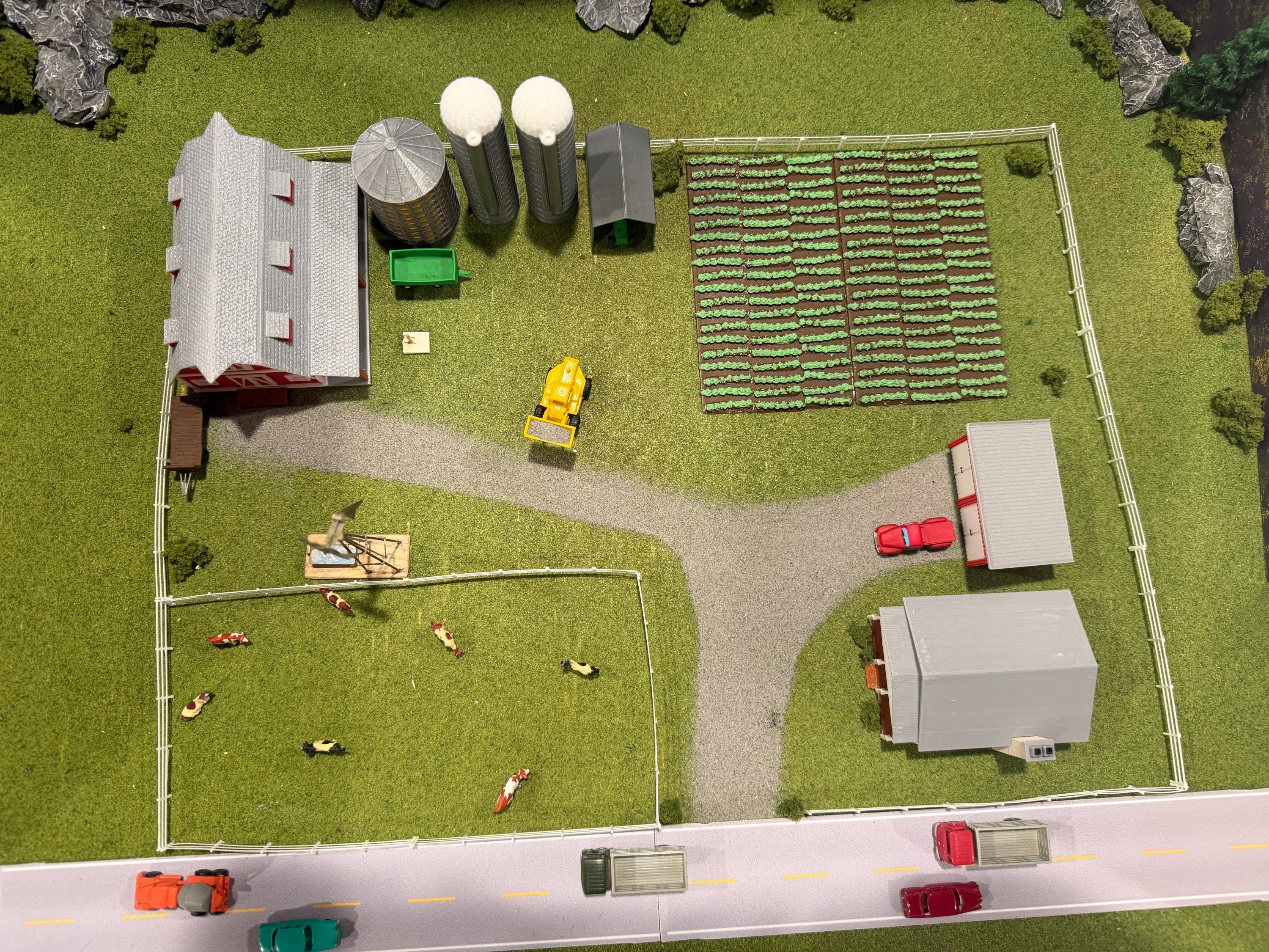 N Scale Rice Field N Scale Deluxe Farm Set - Etsy