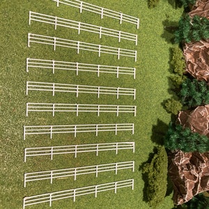 N scale pasture/farm fence