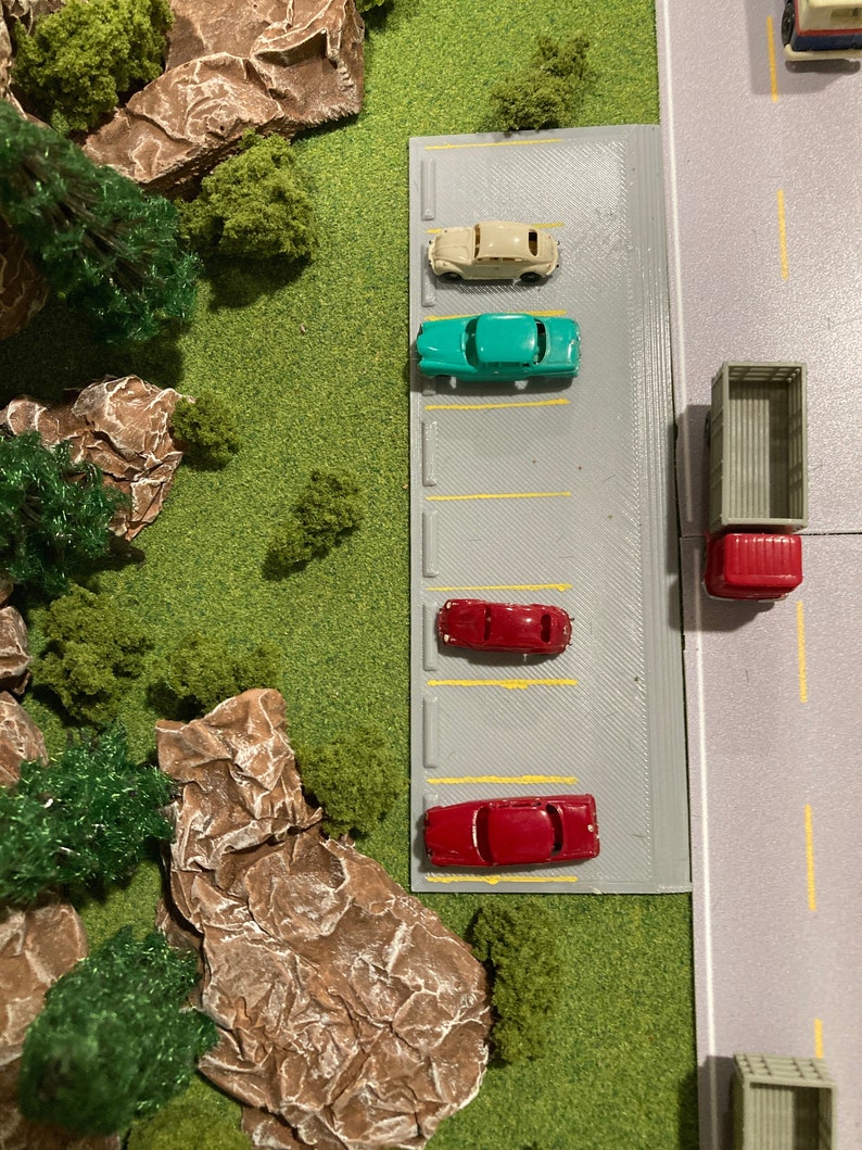 N Scale Parking Lot Etsy
