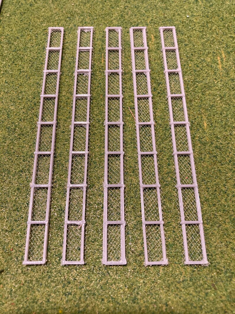 HO Scale Chain Link Fence Etsy