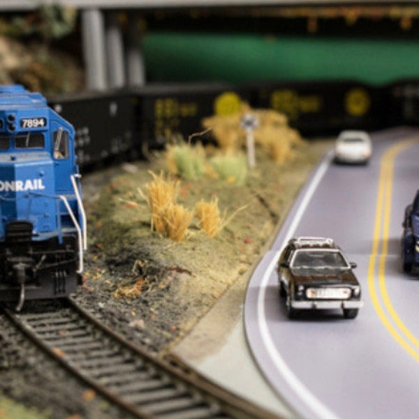 N scale roads