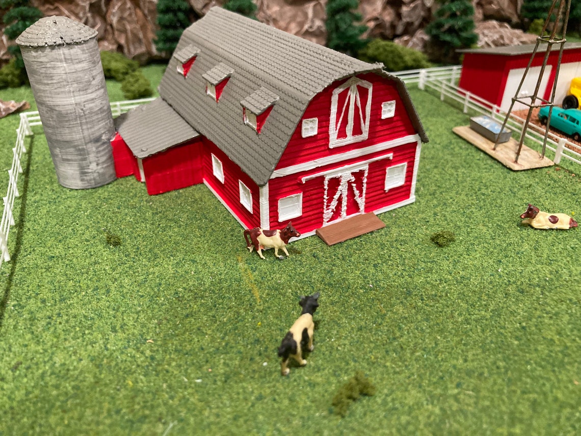 N Scale Farm Set Etsy