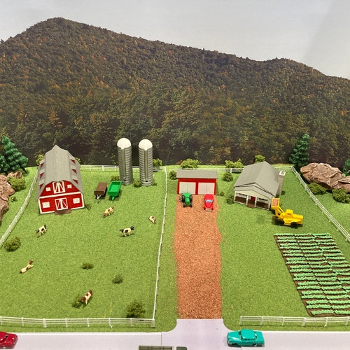 MP SCENERY 30 Green Hay Bales HO Scale Architectural Model Farm Railroad Layout