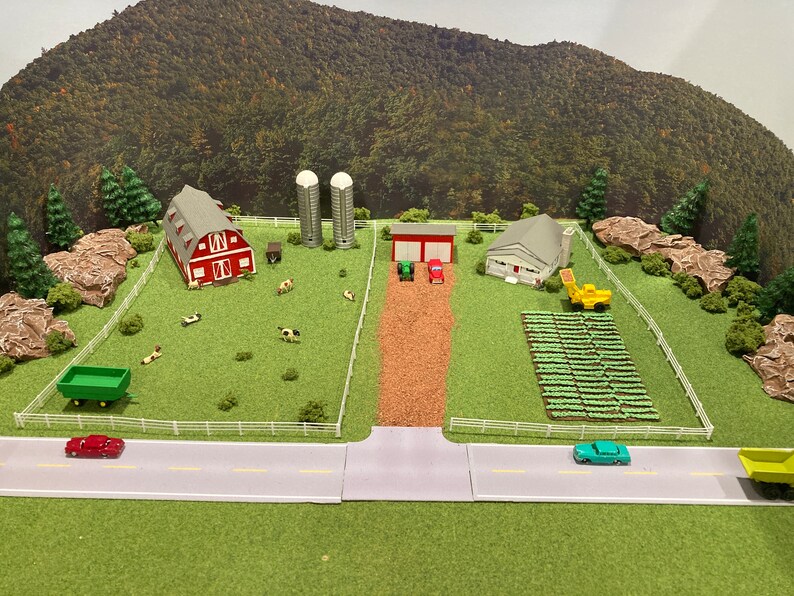 N Scale Farm Set Etsy