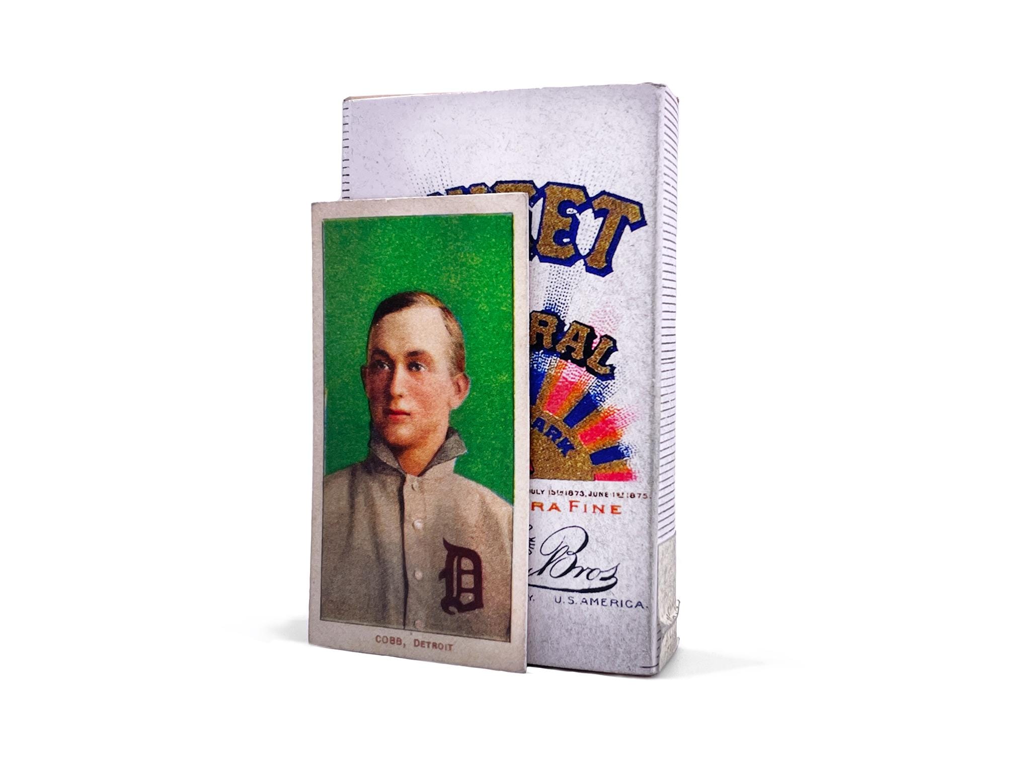 Vintage Sweet Caporal Cigarette Pack Ty Cobb Baseball Card 1909 Replica  Tobacco