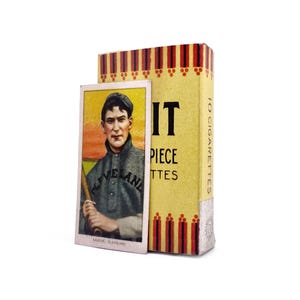 1909 cigarette pack There are still some unopened packs of cigarettes from that could contain the Honus Wagner card : r/baseball is a must 1909 Cigarette Card - Etsy
