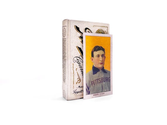 piedmont cigarette pack Step Into History: 1909 Piedmont Cigarette Tobacco Pack with T206 Honus Wagner Card