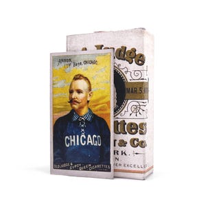 Old Judge Replica Cigarette Tobacco Pack - Anson 1888 Cap Anson N162 card Rare RP, Rare, Reprint Amazing Collector&#39;s Gift