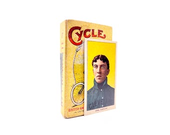 Replica Cycle Cigarette Pack with T206 Addie Joss Card | Vintage Baseball Collectible