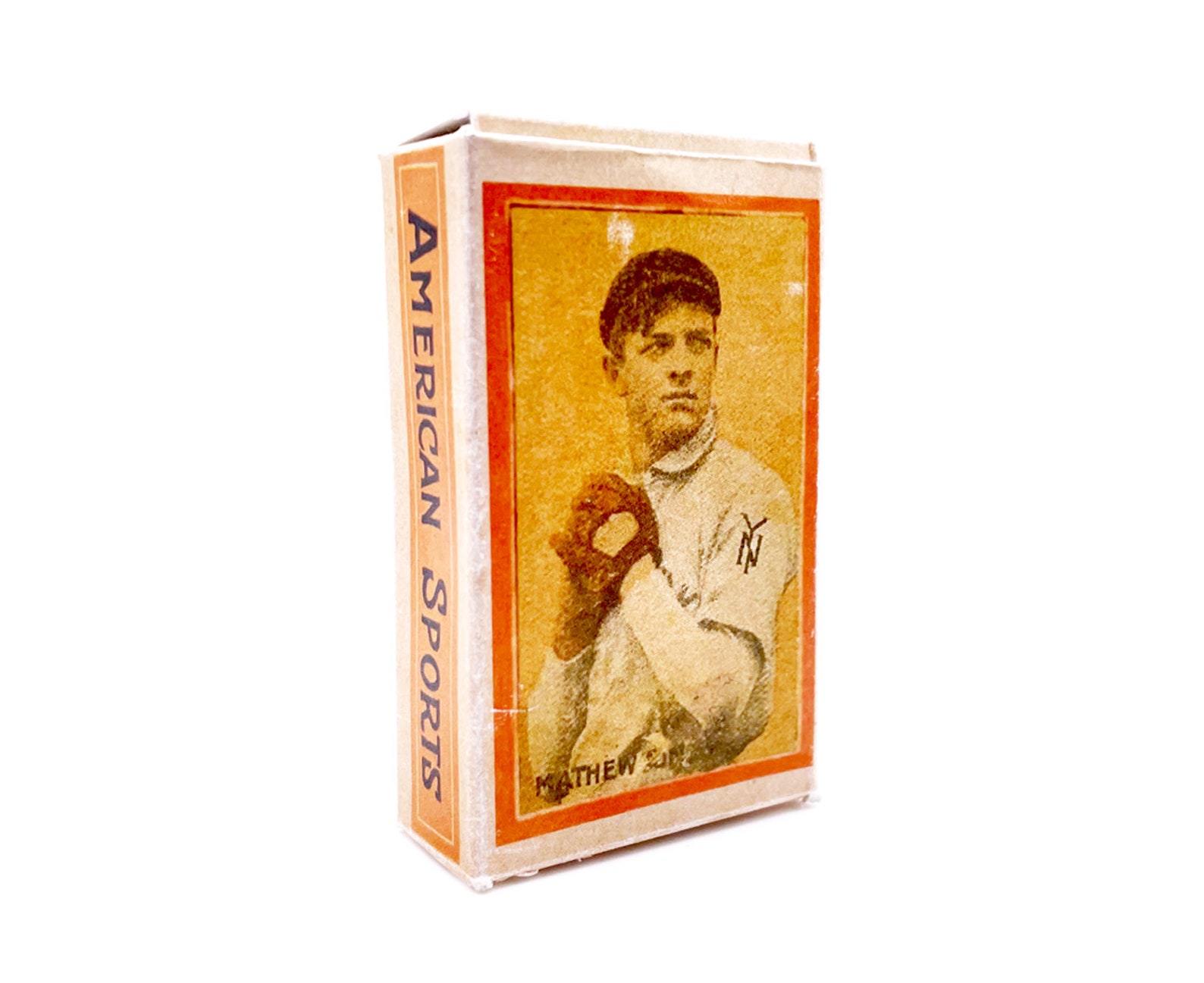 1910 Orange Borders Baseball Card Box W500 Replica Etsy