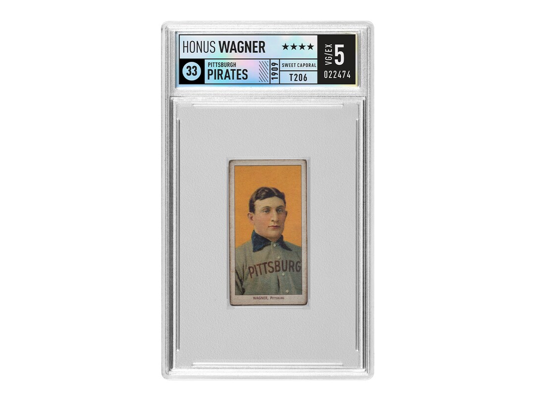 Honus Wagner T206 1909 1910 Baseball Card Rare Reprint With Sweet
