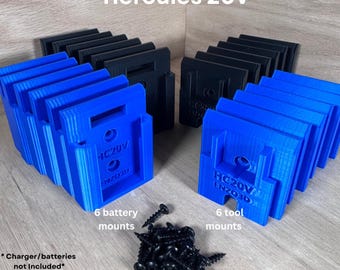 Kit de montaje para batería y herramientas Hercules 20V (6) y (6)