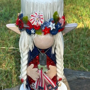 Kabouterbeker met hobbythema - 20 of 30 oz - glitter/3D-klei/epoxy