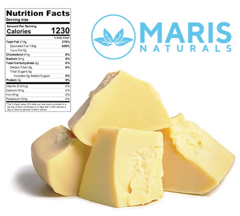 Raw Cocoa Butter 50 Lbs of Bulk 100 Pure Unrefined Cocoa Butter Etsy