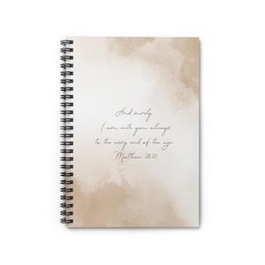 Faith  Notebook | Christian  Journaling | Bible Study | Faith Gifts | Christian Motivational Quotes