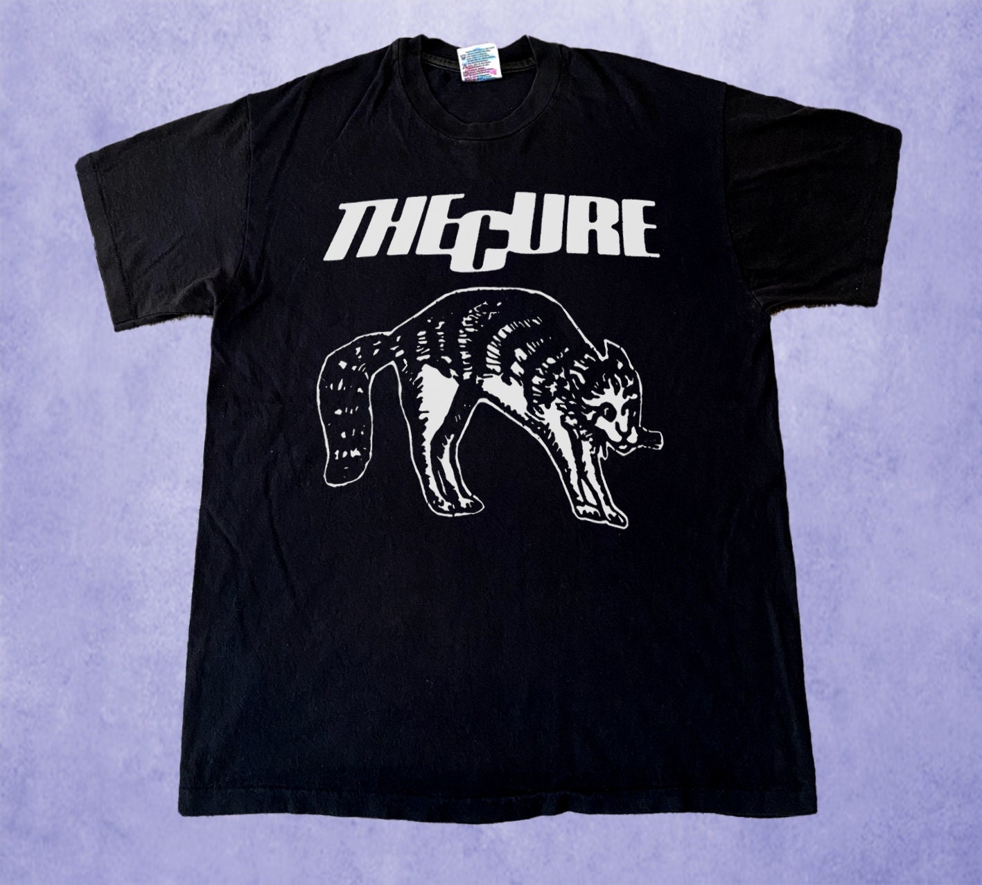 Discover The Cure Cat 80 Tour T-shirt Vintage Retro Style