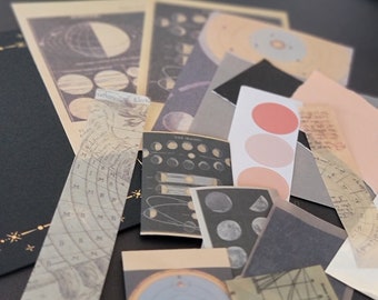 Junk Journal Kit - Space 20 pcs