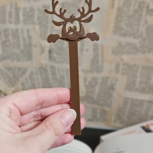 Reindeer Bookmarks 3D Printed