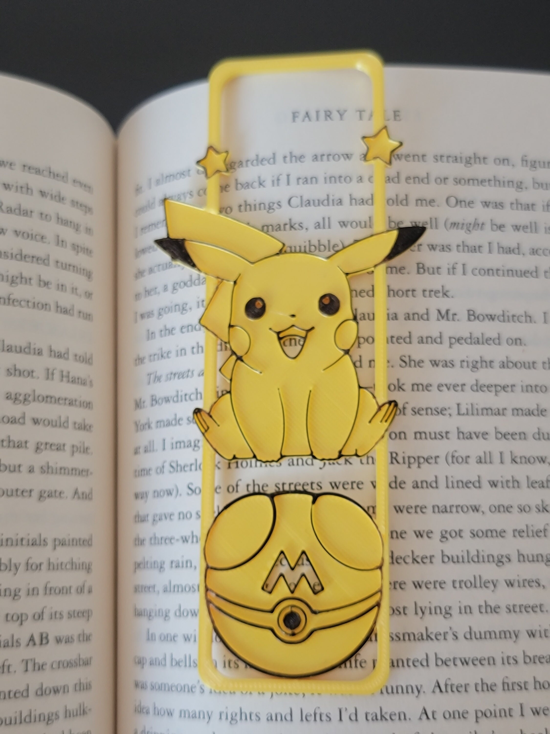 Pikachu Bookmark 3D Printed Pokemon - Etsy Canada