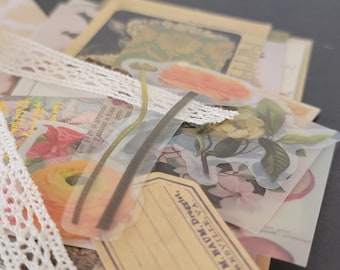 Junk Journal Kits - Cottagecore Fairy 40 pcs