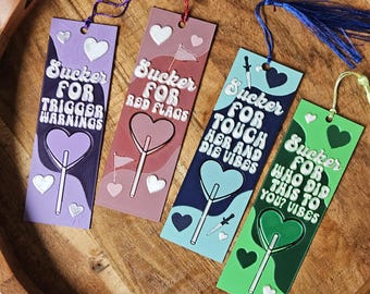Sucker For Reading - 3D Printed Bookmarks
