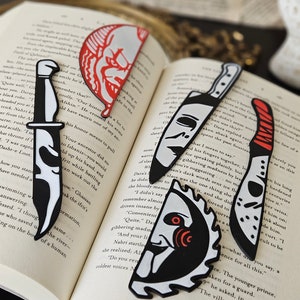 Horror Bookmarks 3D Printed Famous Horror Characters