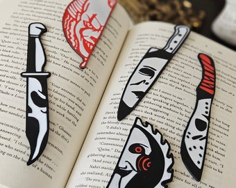 Horror Bookmarks 3D Printed Famous Horror Characters