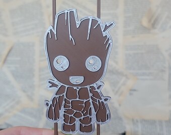 Baby Groot Bookmark - 3D Printed