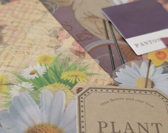 Junk Journal Kit - Floral 20 pcs