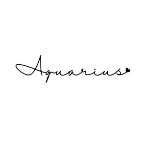 Aquarius Zodiac Sign PNG, Horoscope PNG, Zodiac Signs Clipart Png, Horoscope Gift idea, Cut PNG Files, popular, best seller, trending