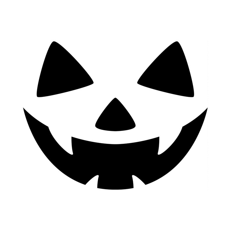Jack-o-lantern Face SVG PNG Halloween Svg Png Pumpkin SVG - Etsy