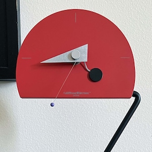 Postmodern Memphis Style Table Clock by Nicolai Canetti