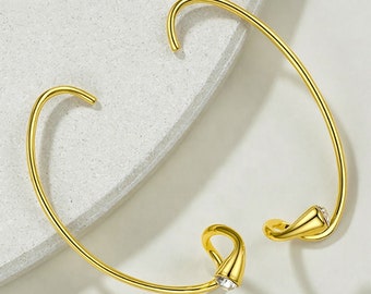 Sarah Full Cuff Earrings, Wrap earrings, Ear Cuff No Piercing, Bride Earrings, Fashion Jewelry, Gift for Her
