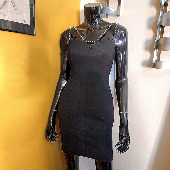 sachin and babi light blue dress Black Studded Mini Dress: A Stylish Statement main image 1