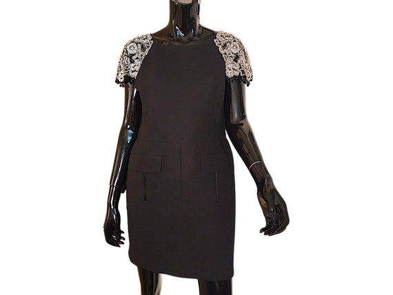 green emerald velvet dress Printed Roses Dress by Oscar de la Renta – Boyds main image 1