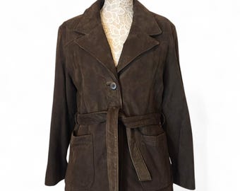Vintage Wilsons Leather Adventure Bound Belted Jacket | Thinsulate | Women’s M