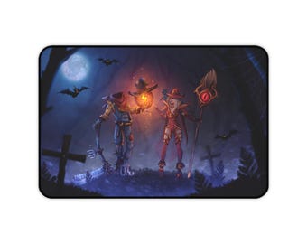 Haunted Globes Gaming Mouse Pad