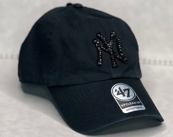 Vintage NY Black Yankees Hat 90s Negro Leagues Fitted Wool