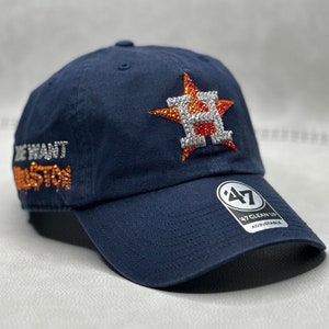 We Want Houston bling hat | Houston Swarovski Crystals hat | Astros bling | You got Houston