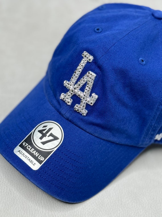 Royal Blue LA Los Angeles Diamond Hat | Player Signature