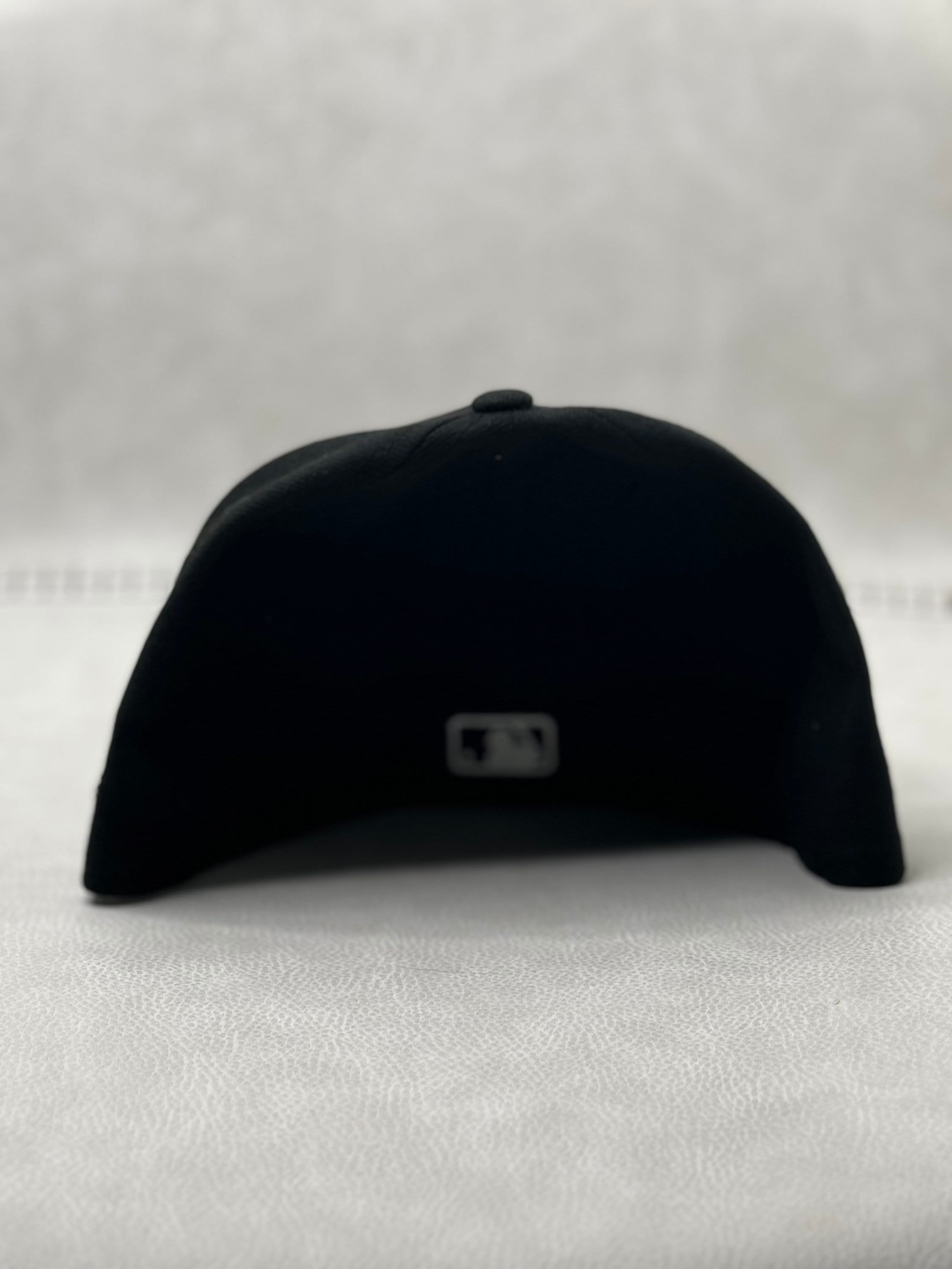 Black & Gold LA Dodgers Fitted Bling Hat| Swarovski Crystals