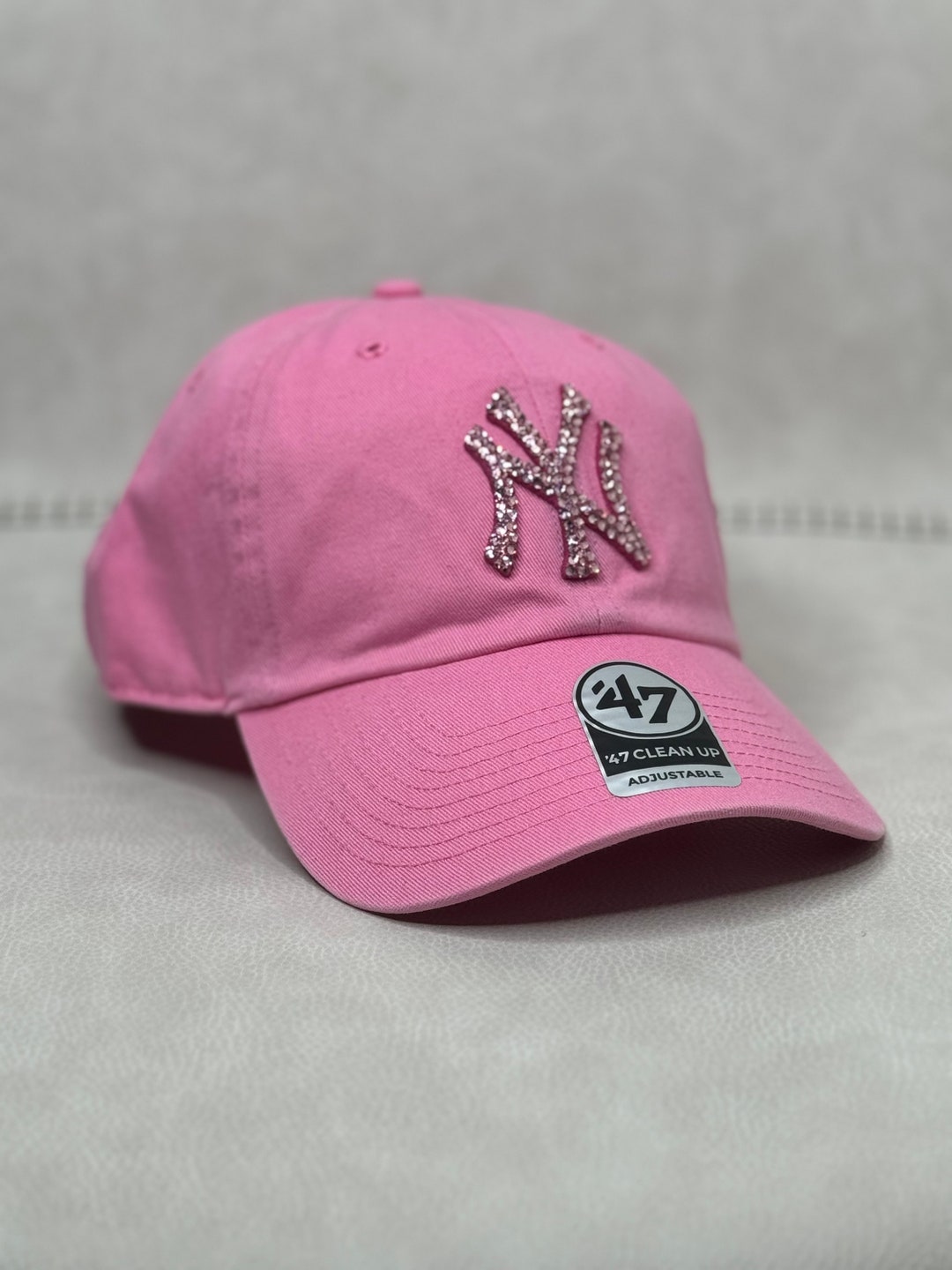Pink Tonal New York Rhinestone Hat |swarovski Crystals | New York ...