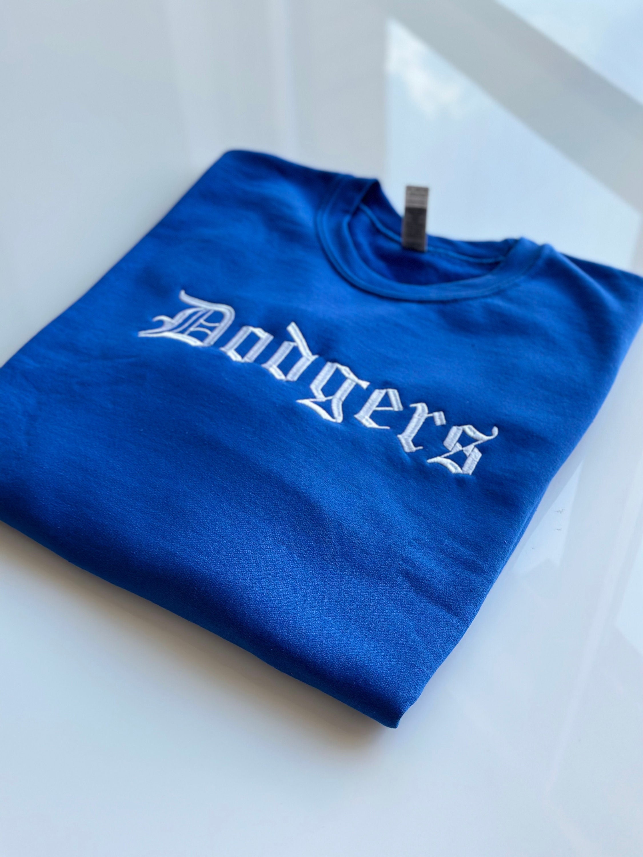 Los Angeles Dodgers T-Shirt from Homage. | Royal Blue | Vintage Apparel from Homage.