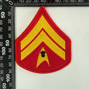 SFMC (E-4) Corporal rank set (2) for dress blue tunic.